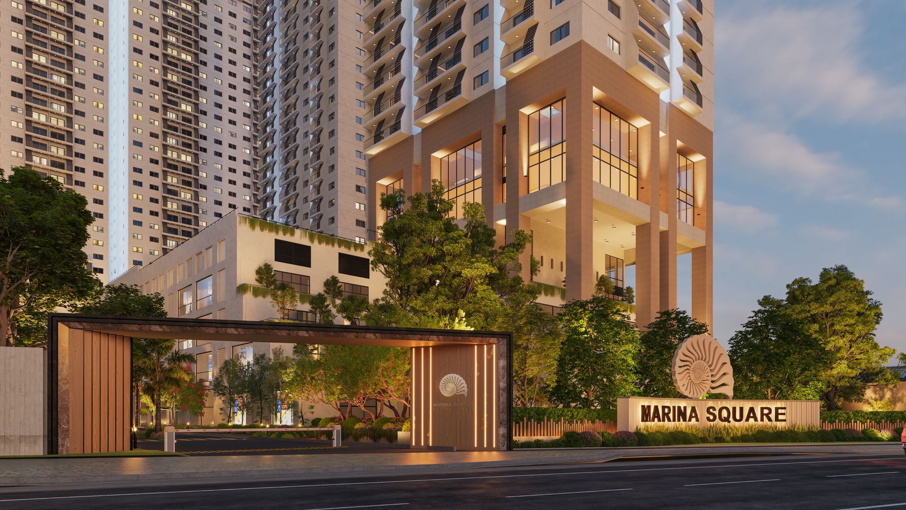 Marina Square main entrance