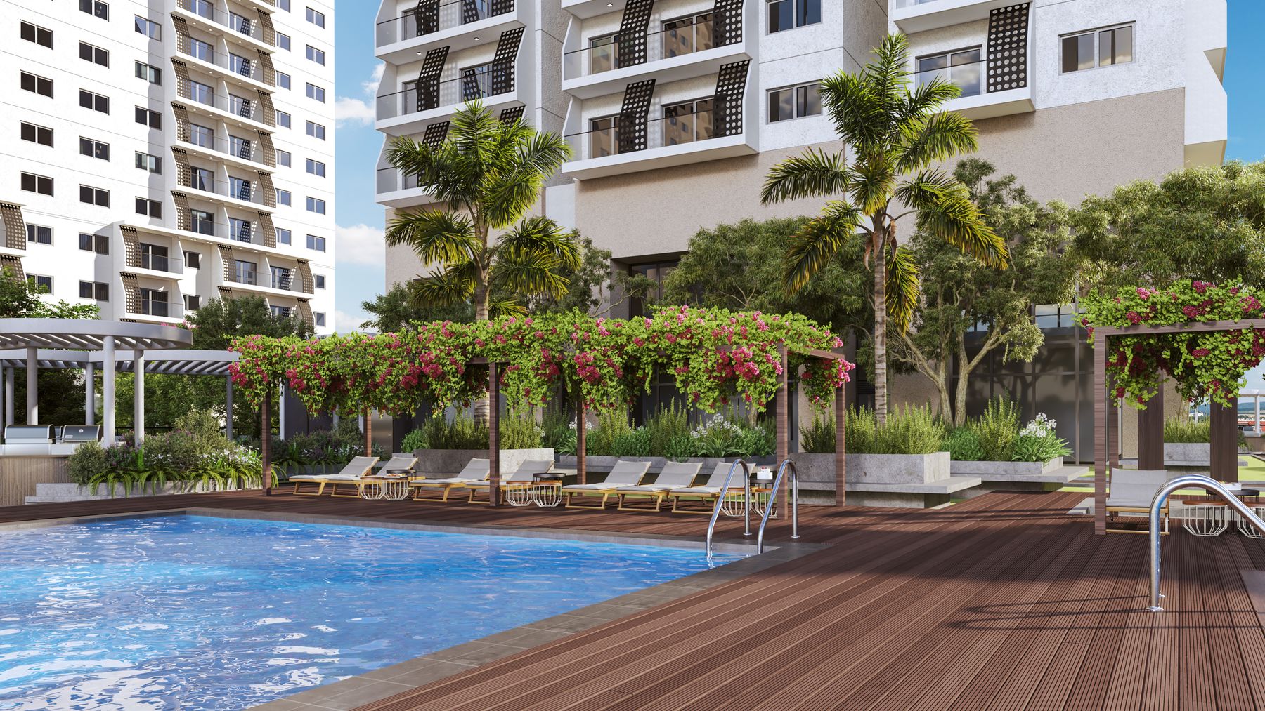Infinity pool and deck